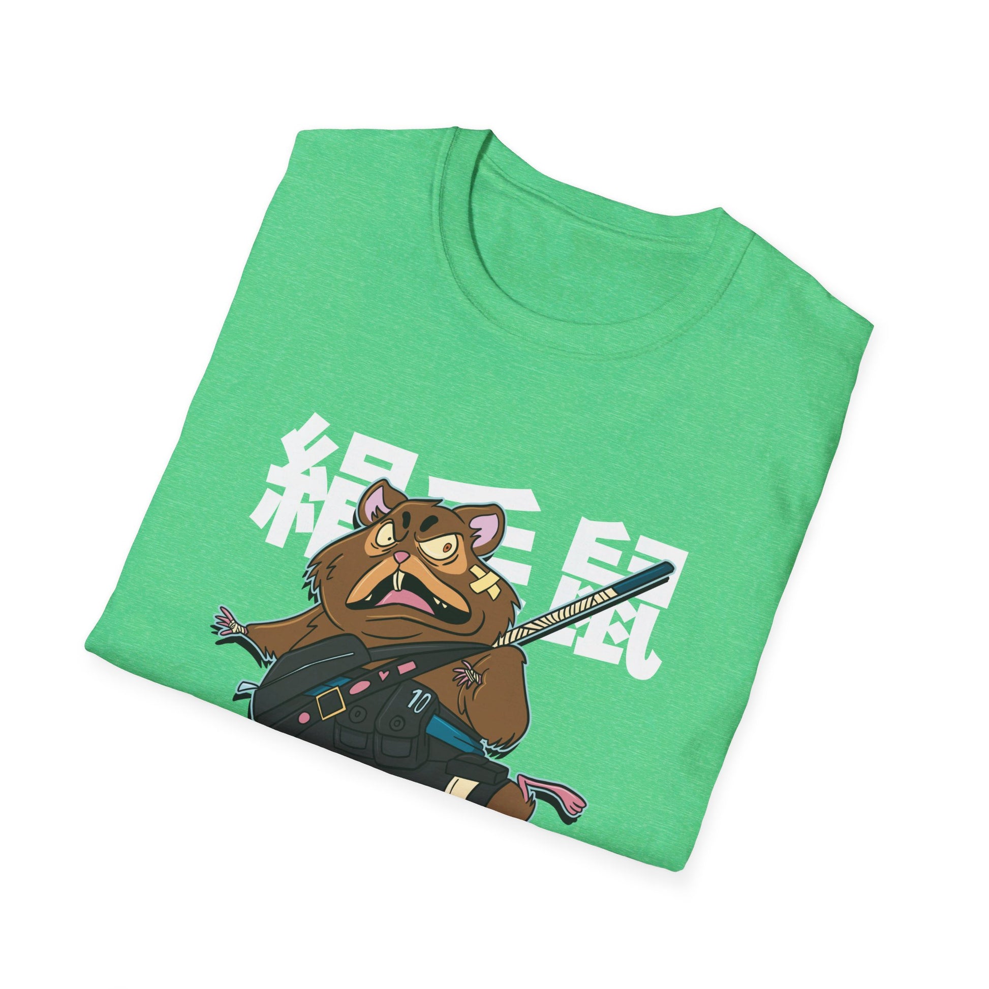 Hamster - Warrior Animals - Front Design - Premium Bio Unisex T-Shirt - Pure Face Streetwear