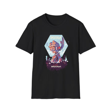 Futuristic Girl Cyber Urban - Cyberpunk World - Unisex T-Shirt