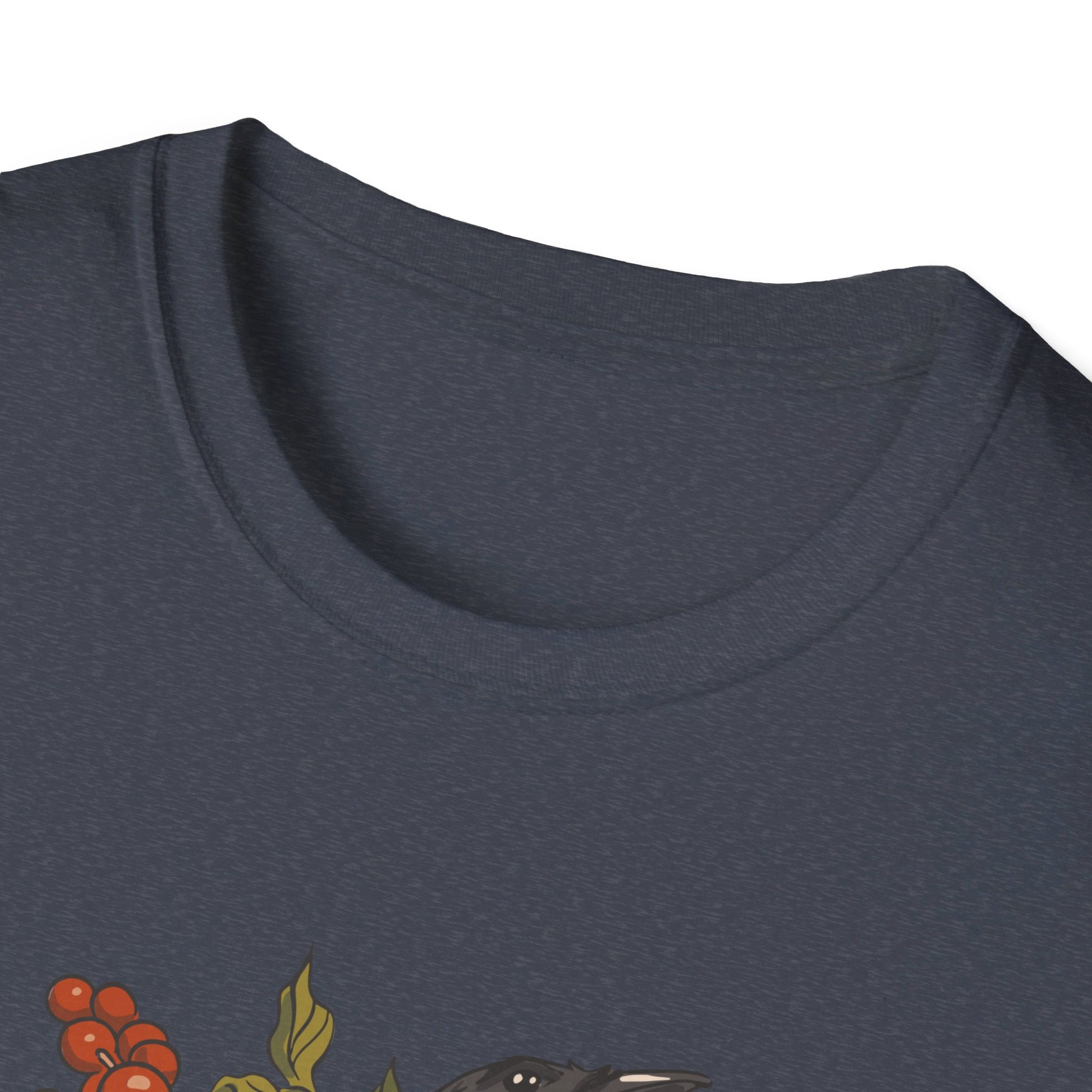 Magpie Berries - Animals In Nature - Front Design - Premium Bio Unisex T-Shirt - Pure Face Streetwear