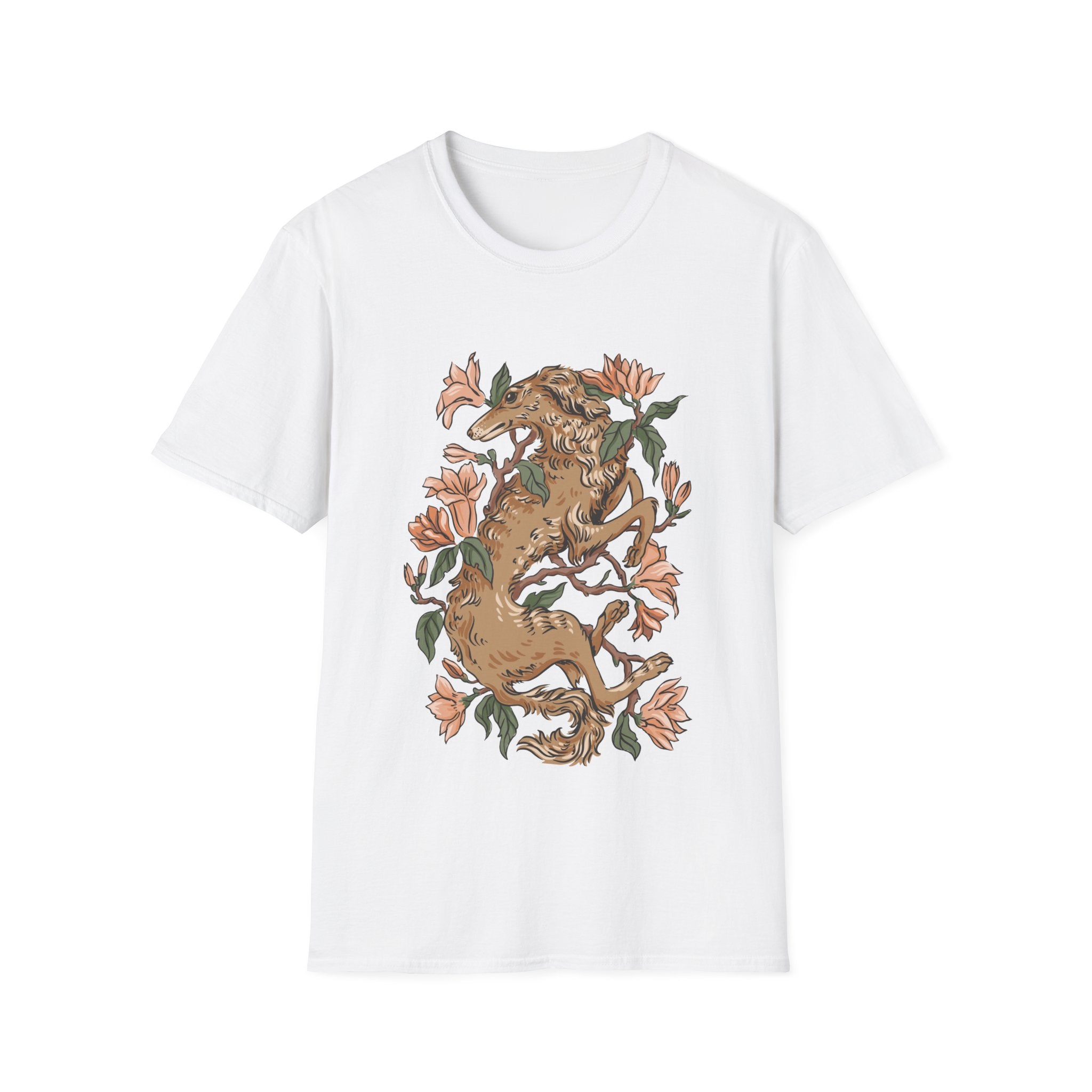 Greyhound Mangnolia - Animals In Nature - Unisex T-Shirt