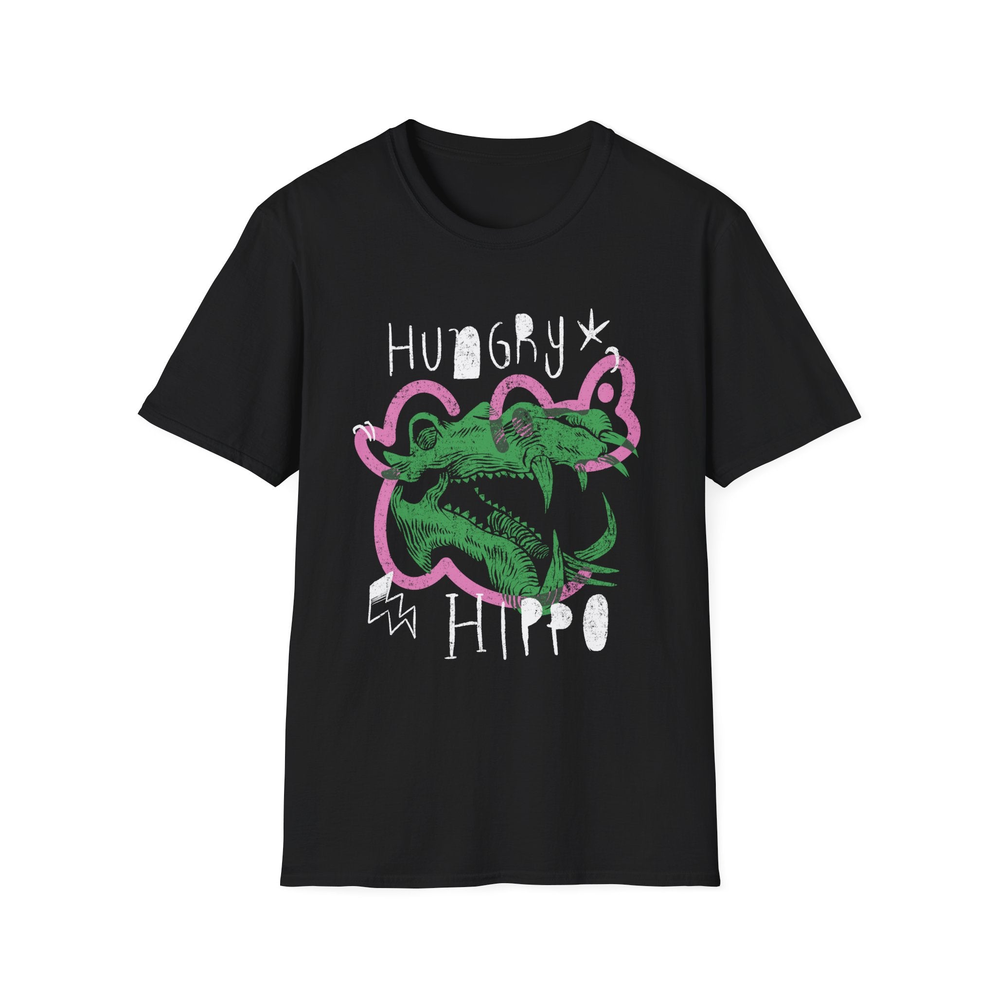 Hippo Skull - Punk Animal Skulls - Unisex T-Shirt