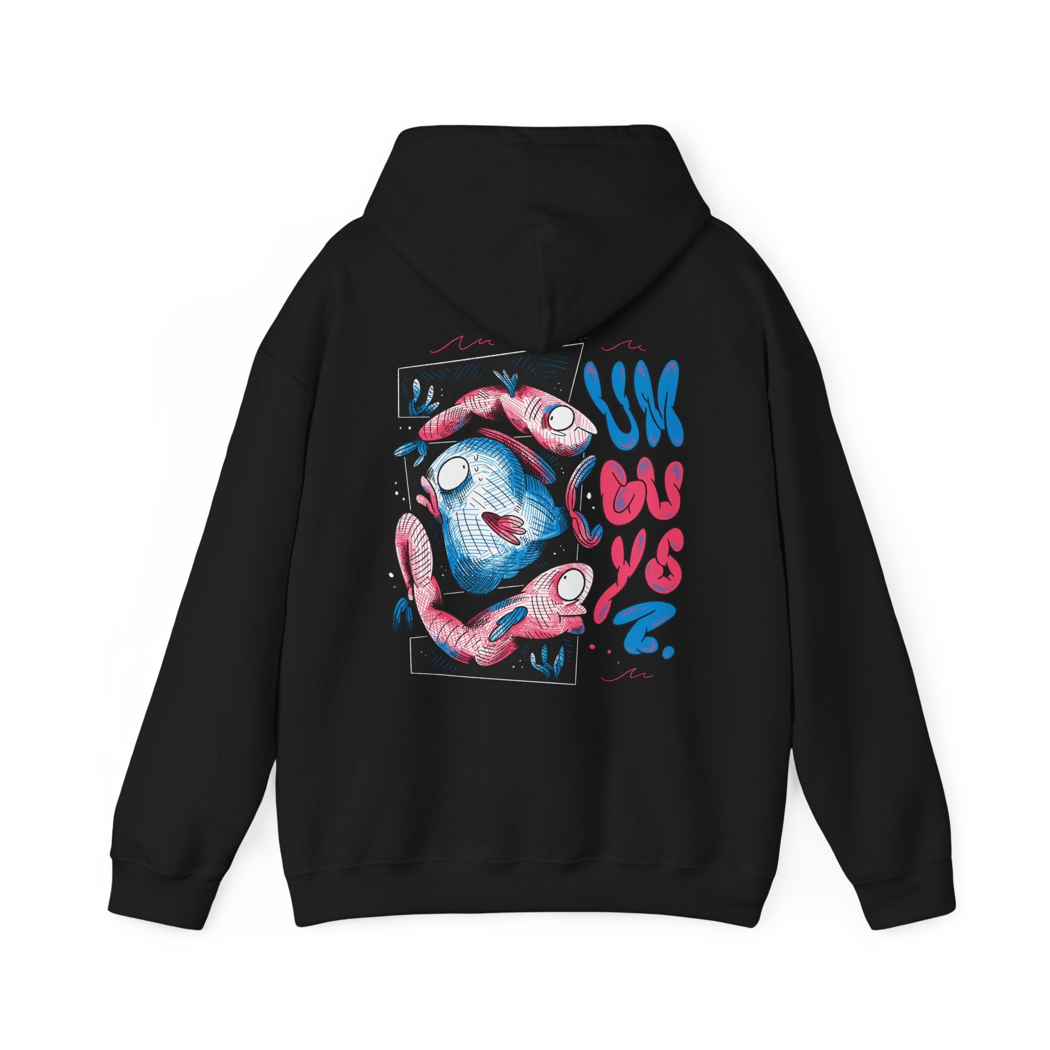 Fish swimming Ocean - Sea Creatures - Unisex Hoodie