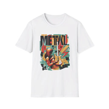 Metal - Abstract Music - Front Design - Premium Bio Unisex T-Shirt