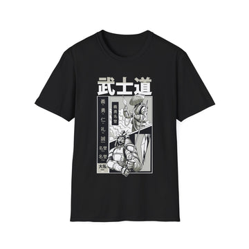 Two Samurai Warriors - Samurai Manga - Unisex T-Shirt