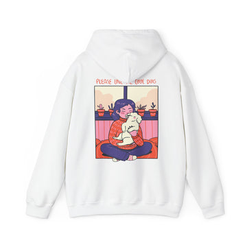 Girl and Dog cozy - Cozy at Home - Unisex Hoodie