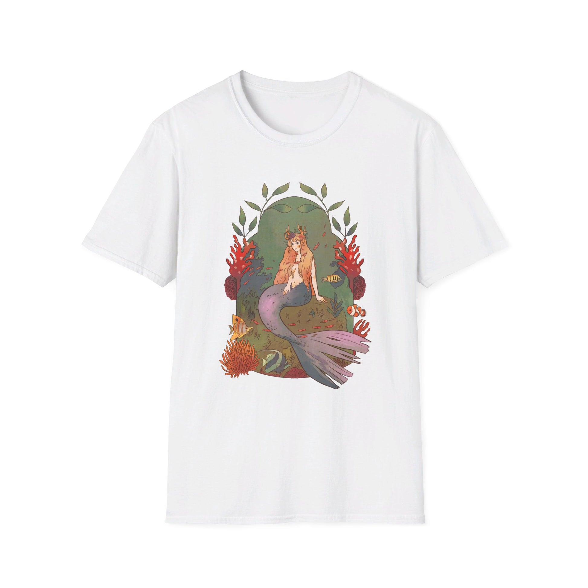 Fantasy Mermaid - Fairy Tail World - Front Design - Premium Bio Unisex T-Shirt - Pure Face Streetwear