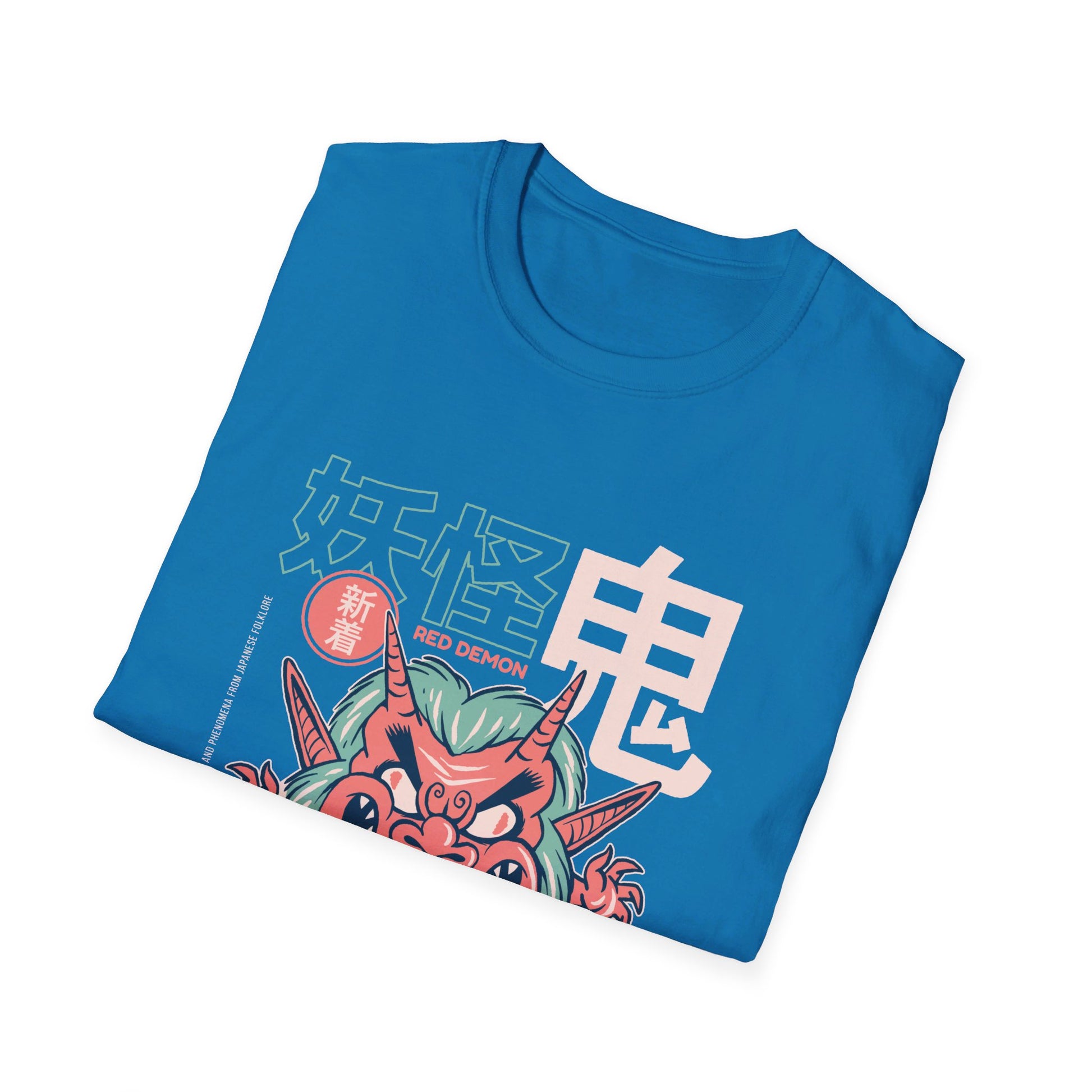 Oni - Japanese Yokai - Front Design - Premium Bio Unisex T-Shirt - Pure Face Streetwear