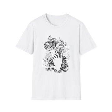 Death Potion drawing - Hand Drawn Dark Gothic - Unisex T-Shirt