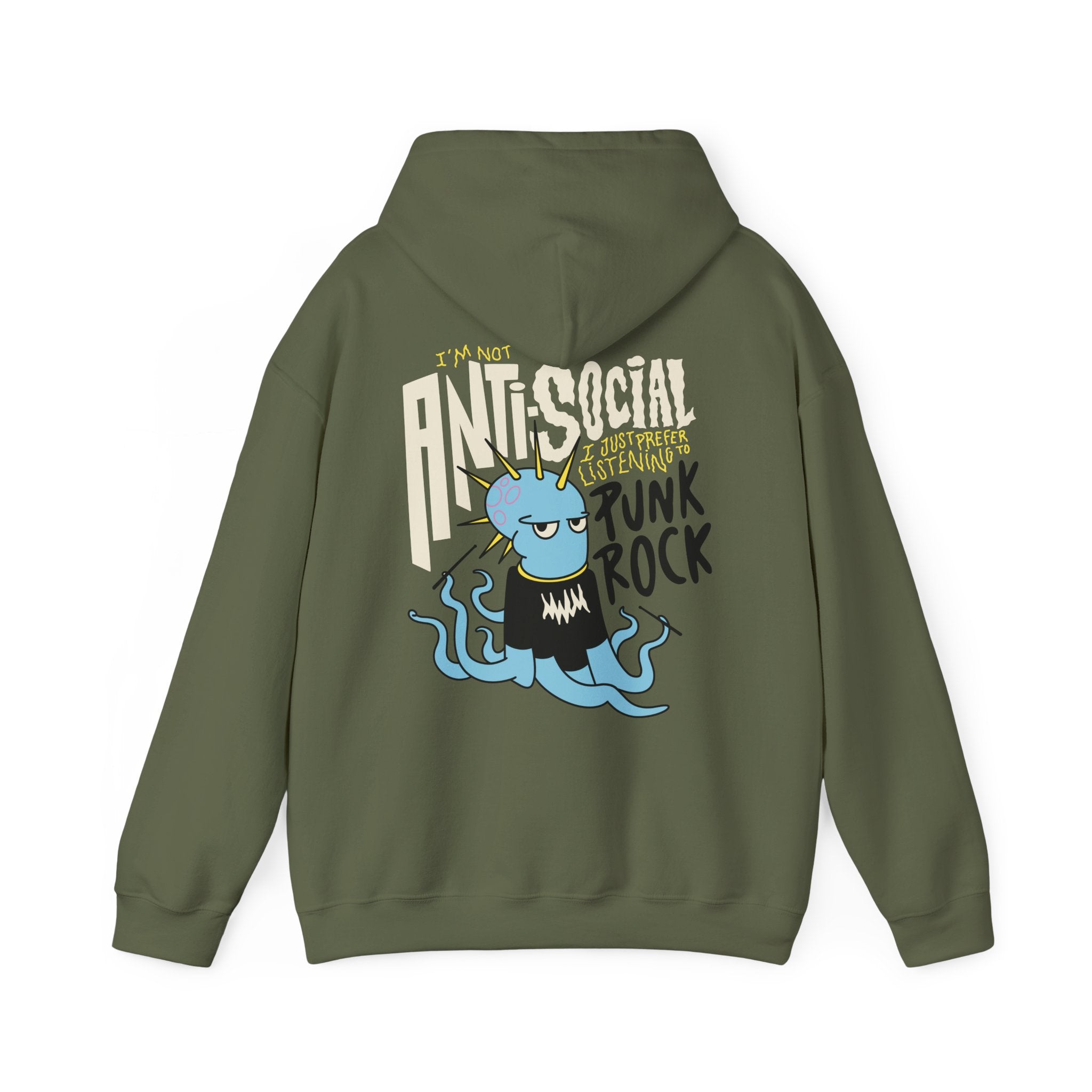 Punk Octopus - Punk Animals - Unisex Hoodie