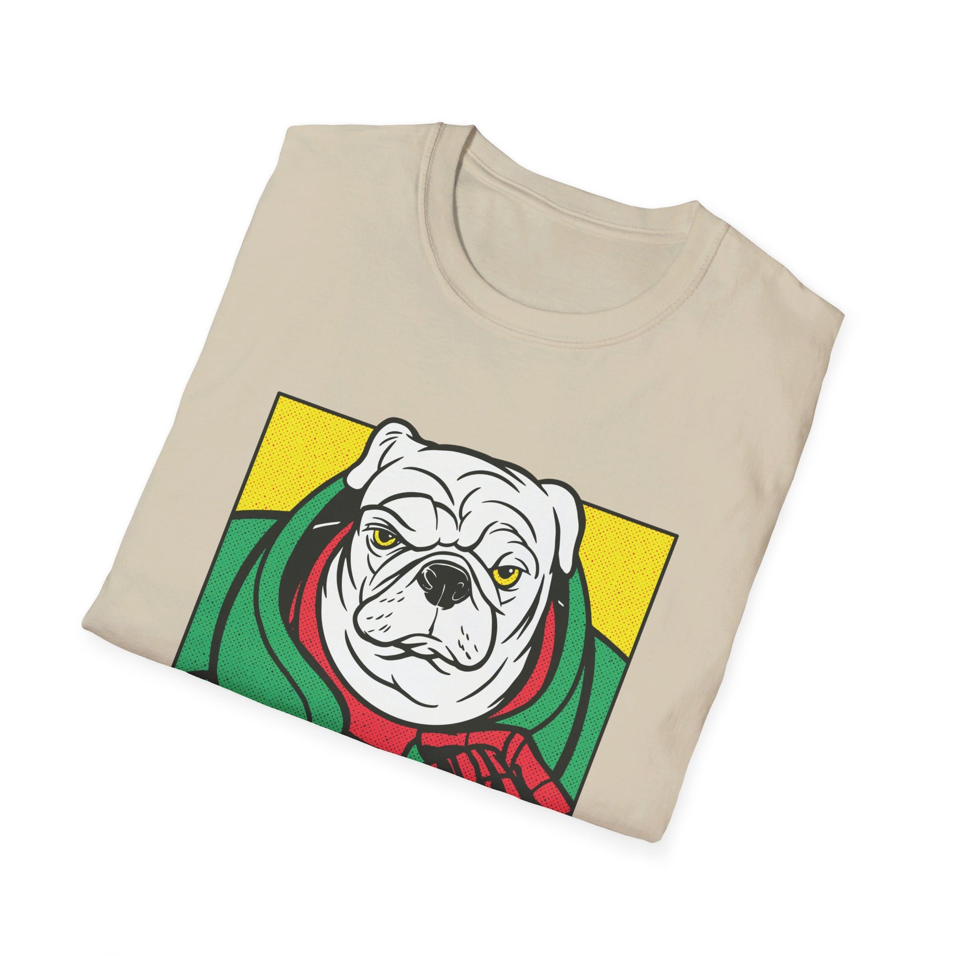 Pug Angry Dog - Comic Mafia - Front Design - Premium Bio Unisex T-Shirt - Pure Face Streetwear