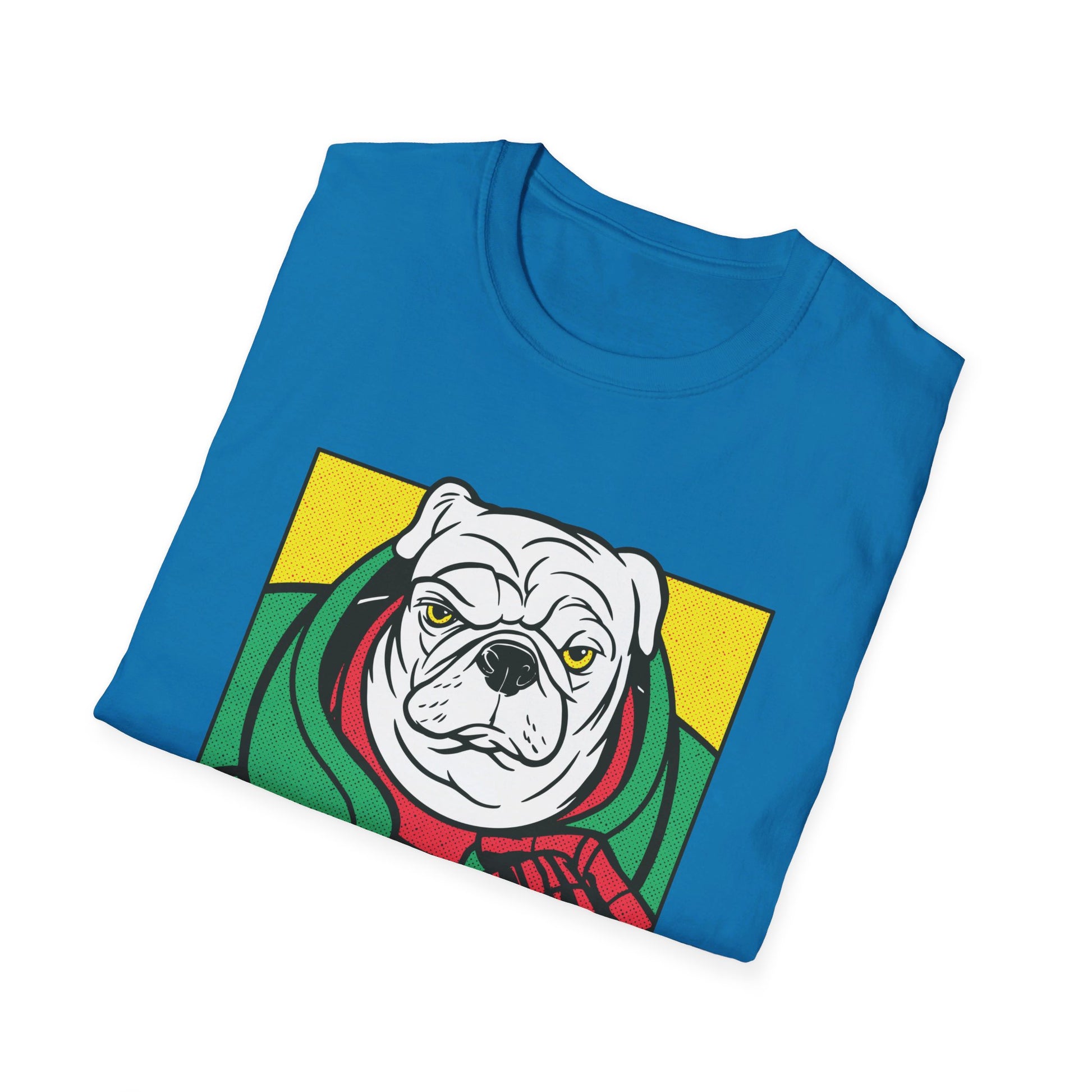 Pug Angry Dog - Comic Mafia - Front Design - Premium Bio Unisex T-Shirt - Pure Face Streetwear