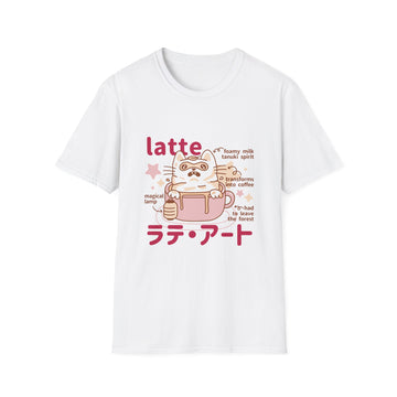 Latte - Cute Japanese Dessert Monsters - Unisex T-Shirt