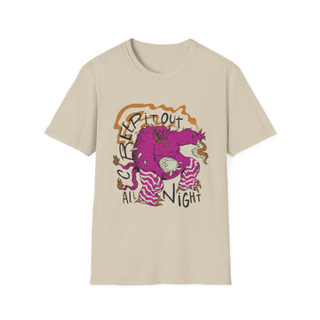 Creepit out all Night - Trippy Monsters - Unisex T-Shirt