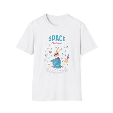 Space explorers skeleton Rabbit - Monsters in space - Unisex T-Shirt