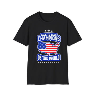 Back to Back Champions of the World - American Patriots - Unisex T-Shirt