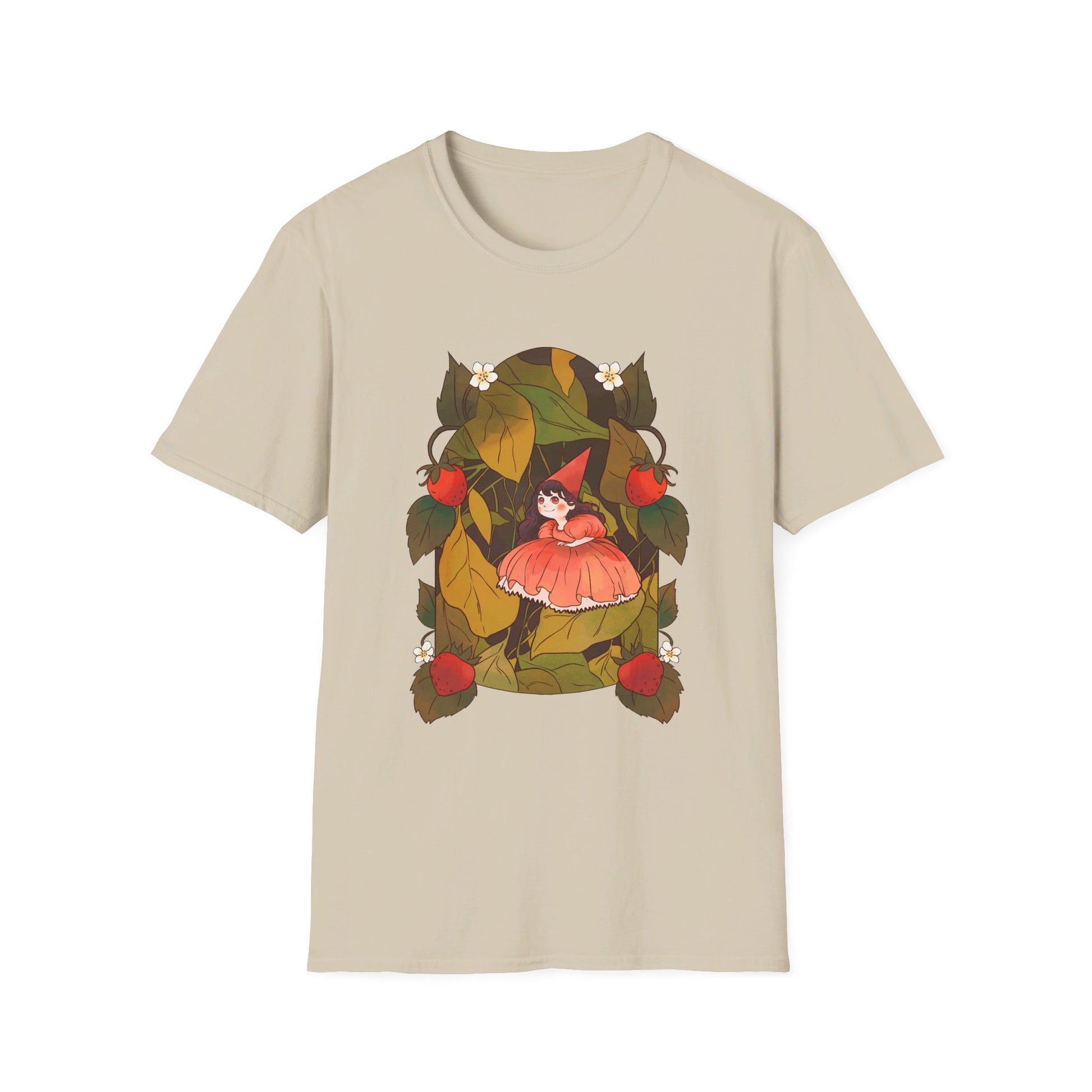 Strawberry Fairy - Fairy Tail World - Front Design - Premium Bio Unisex T-Shirt - Pure Face Streetwear