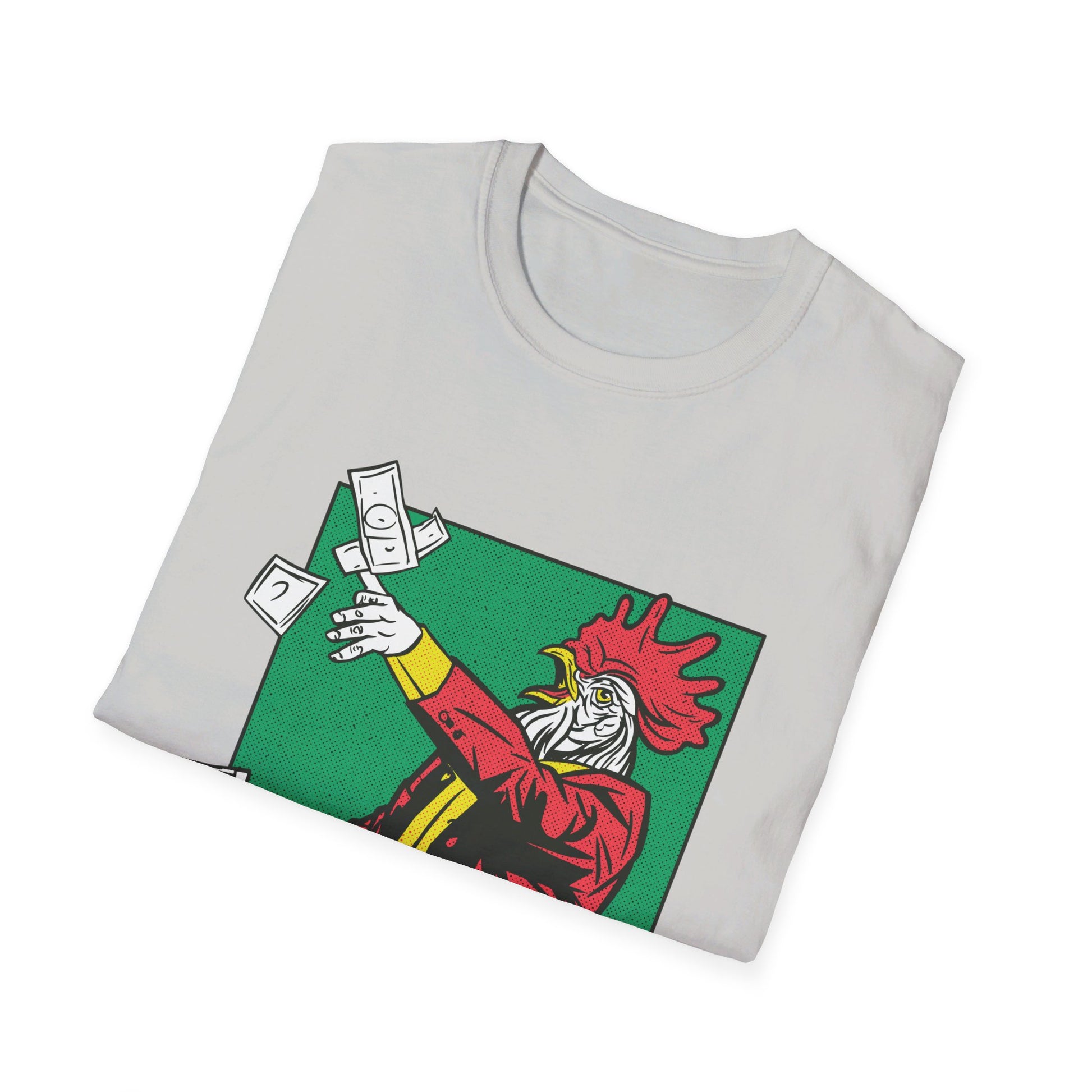 The Rooster - Comic Mafia - Front Design - Premium Bio Unisex T-Shirt - Pure Face Streetwear