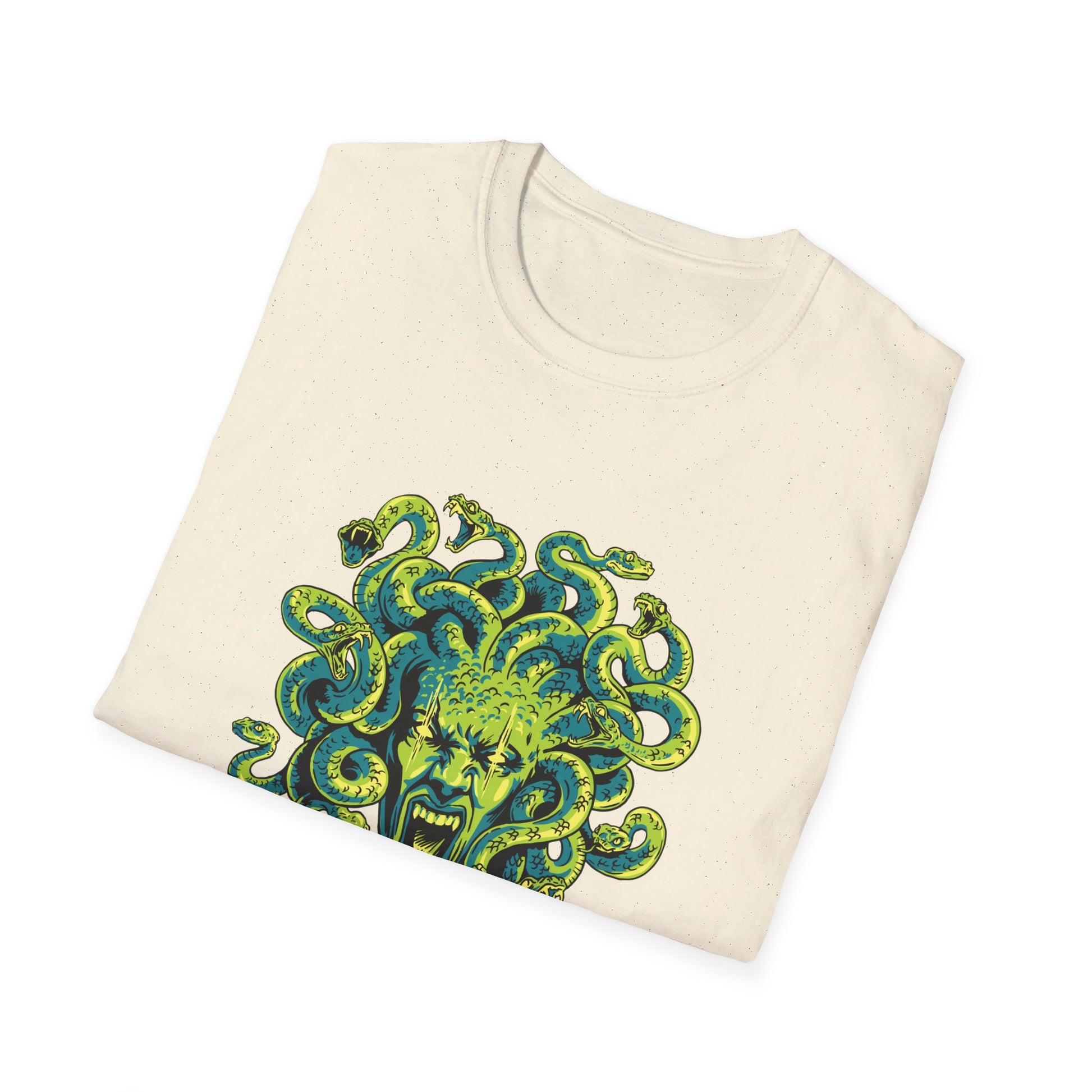 Medusa - Greek Mythology - Front Design - Premium Bio Unisex T-Shirt - Pure Face Streetwear