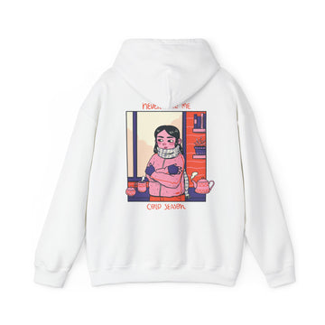 Girl in Winter Clothes - Cozy at Home - Unisex Hoodie