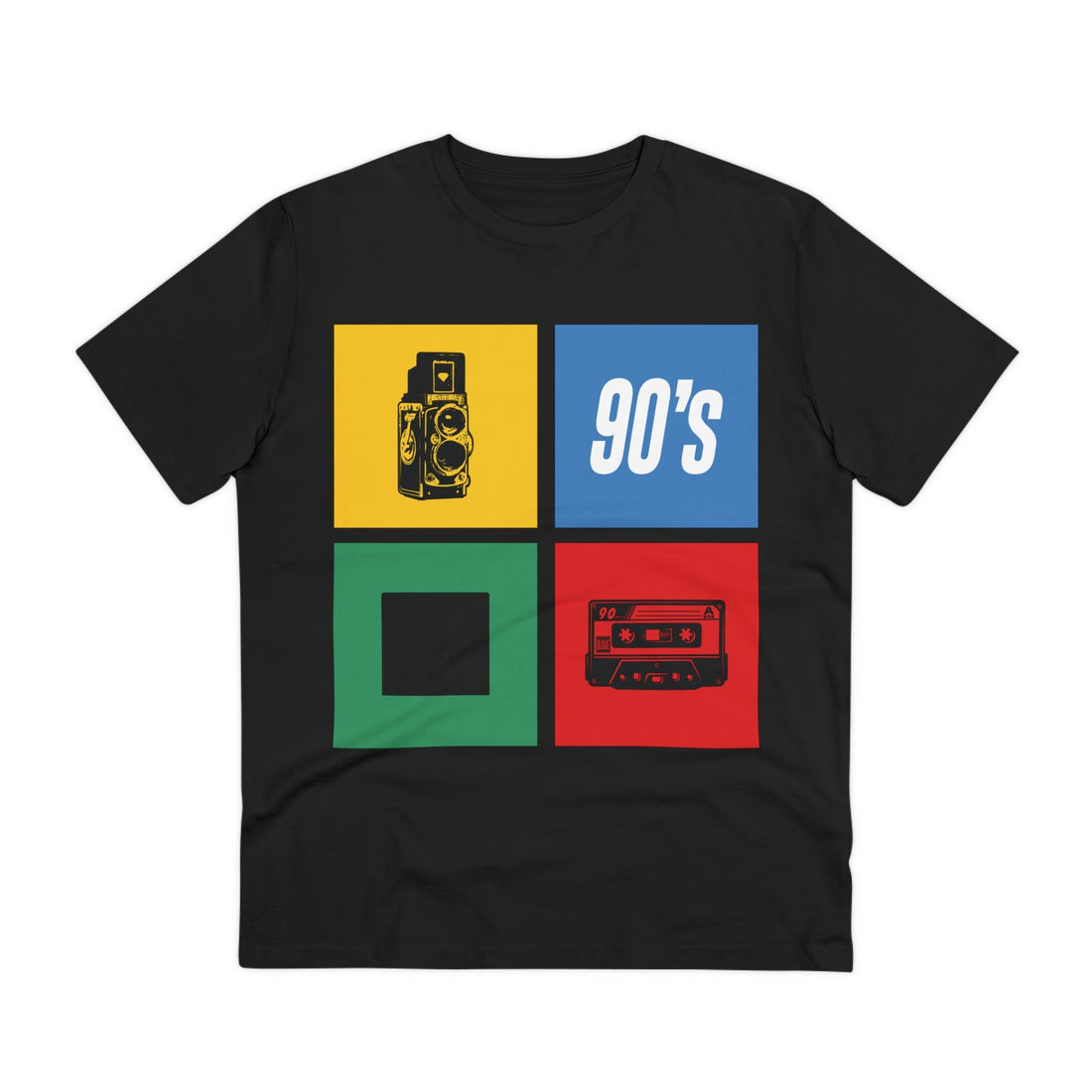 Printify T-Shirt Black / 2XS 90er - Streetwear - Berlin Reality - Front Design