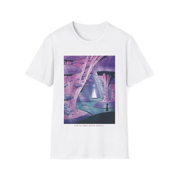 Mushroom Fantasy Landscape - Watercolor Fantasy - Unisex T-Shirt