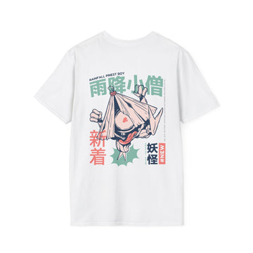 Amefuri Kozo - Japanese Yokai - Unisex T-Shirt - Back Print