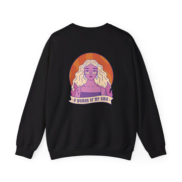 A Woman of my Own - Strong Feminist Woman - Back Design - Premium Unisex Heavy Blend™ Crewneck Sweatshirt