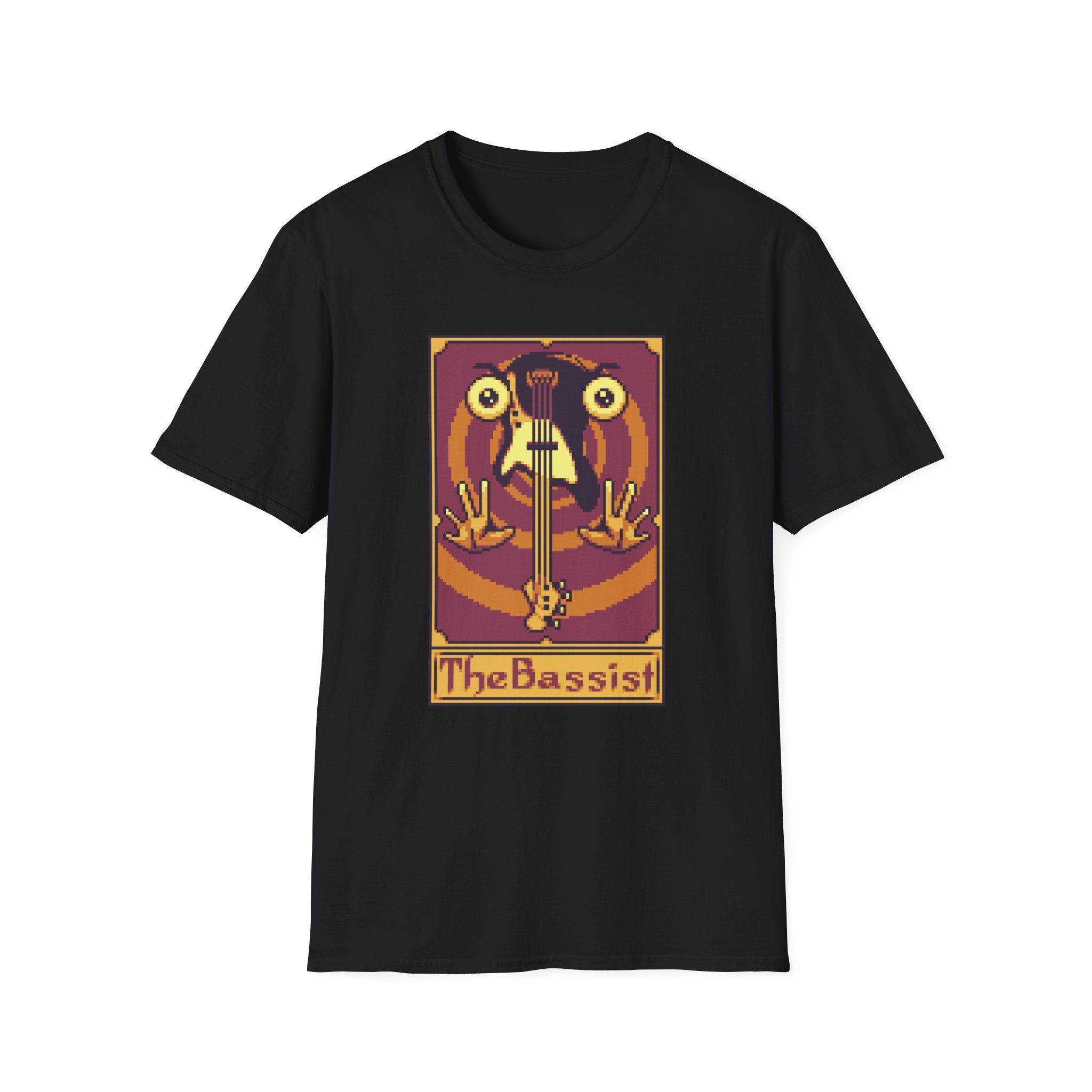 The Bassist - Pixel Tarot 8 bit - Unisex T-Shirt