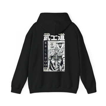 Unfair Fight - Samurai Manga - Unisex Hoodie