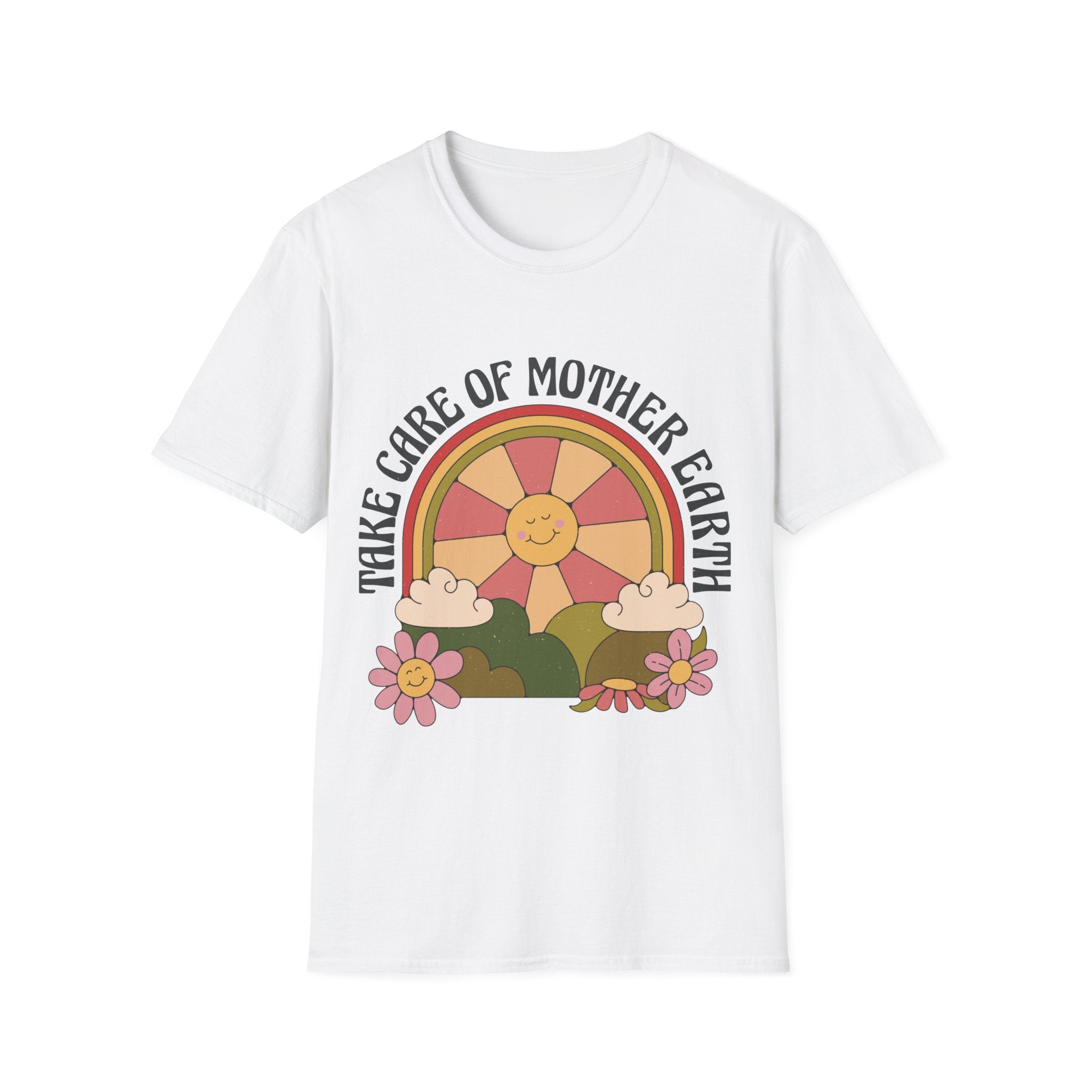 Retro Take care of Mother Earth - Hippie Retro - Unisex T-Shirt