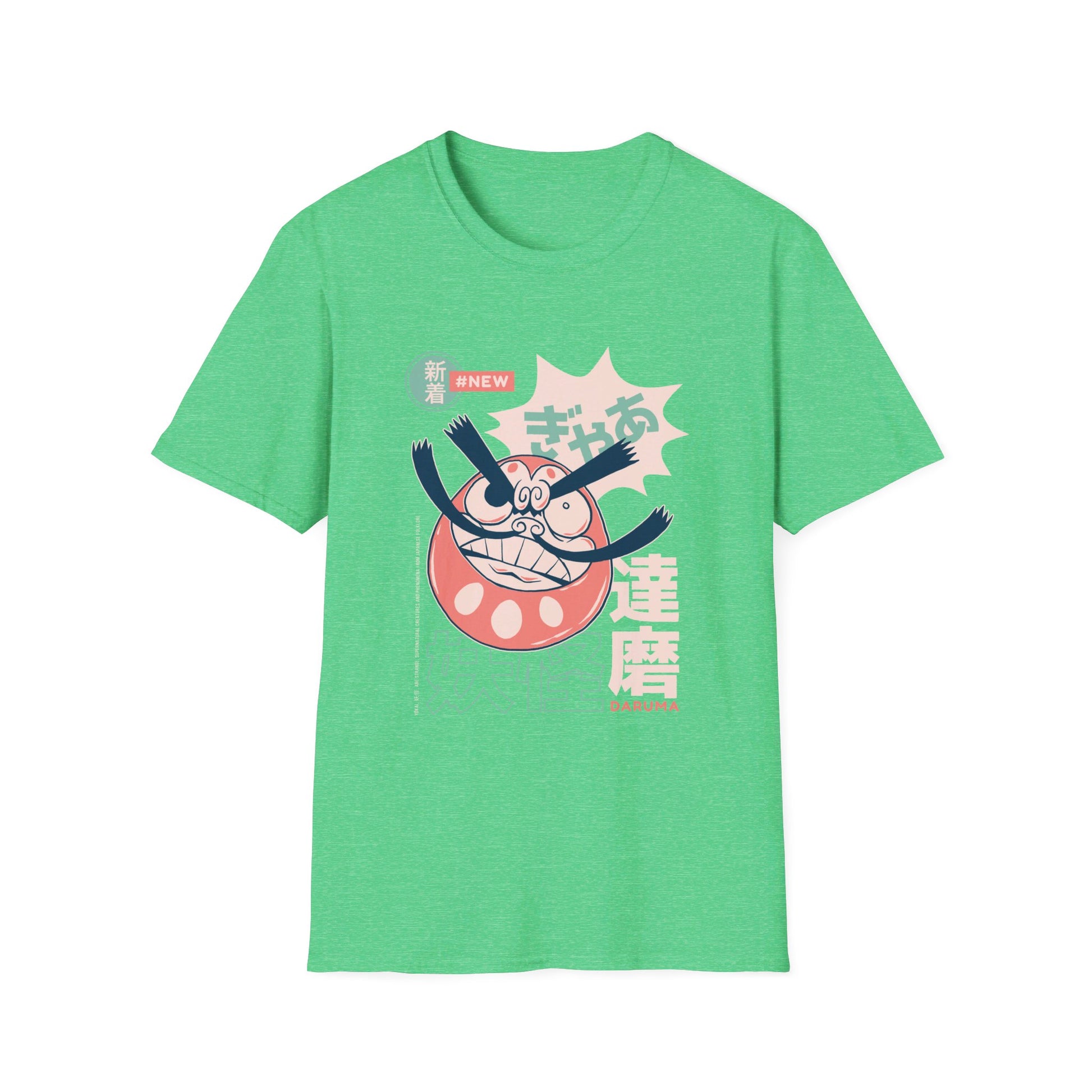 Daruma - Japanese Yokai - Front Design - Premium Bio Unisex T-Shirt - Pure Face Streetwear