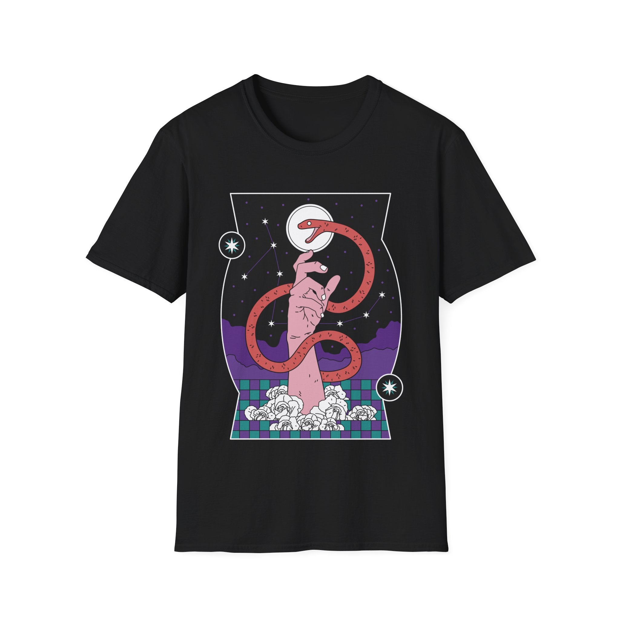 Mystic Snake and Hand - Magical Mythological - Unisex T-Shirt