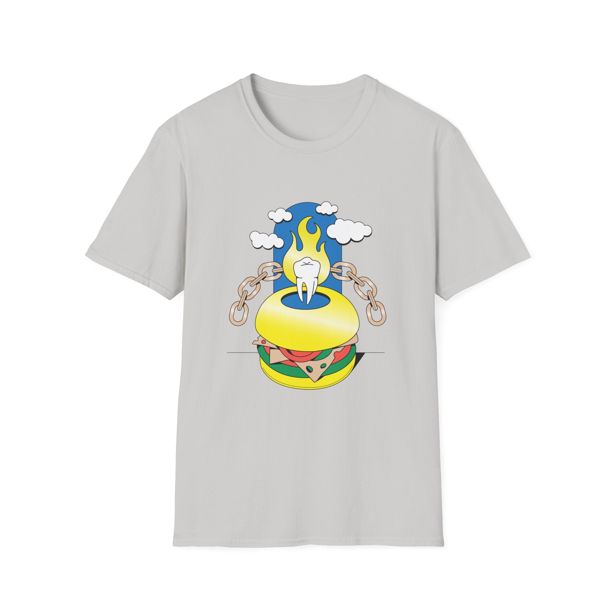 Abstract Burger - Surreal Still Life - Unisex T-Shirt