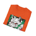 Smoking Wolf - Comic Mafia - Front Design - Premium Bio Unisex T-Shirt - Pure Face Streetwear