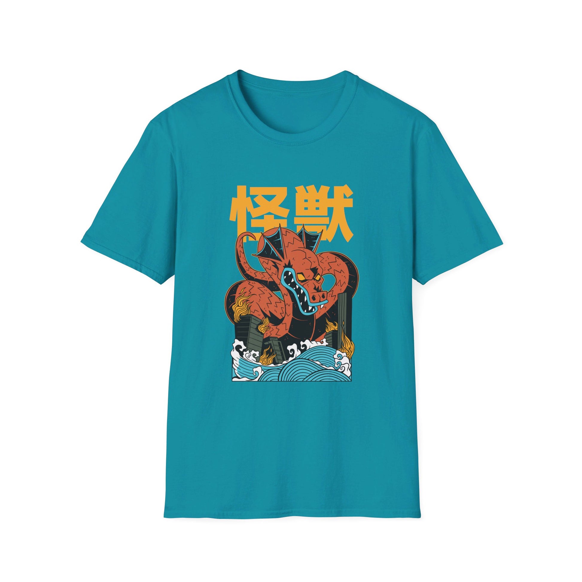 Dragon - Kaiju Monster - Front Design - Premium Bio Unisex T-Shirt - Pure Face Streetwear