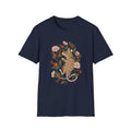 Mouse Rosehip - Animals In Nature - Front Design - Premium Bio Unisex T-Shirt - Pure Face Streetwear