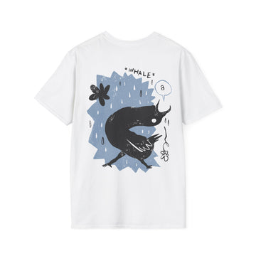 Inhale - Moody Birds - Unisex T-Shirt - Back Print