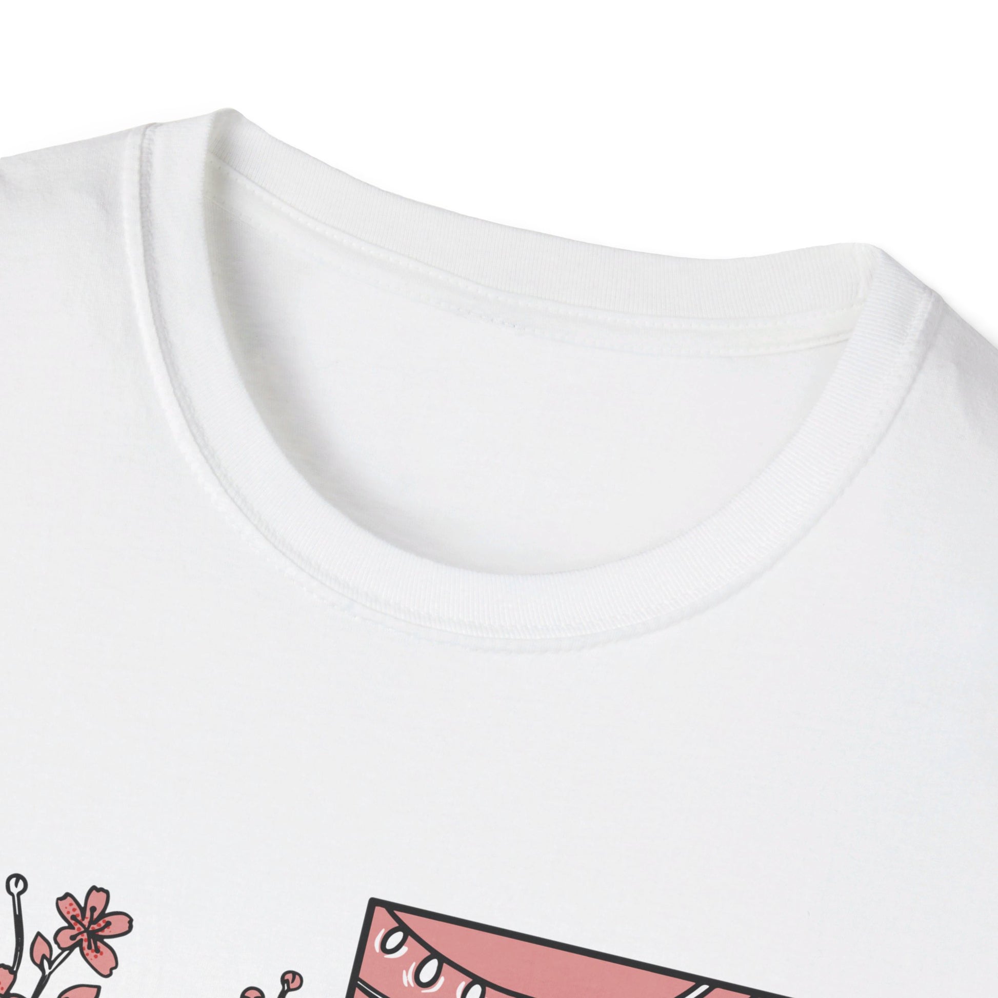 Japanese Cherry Blossom Picnic - Slice Of Life - Front Design - Premium Bio Unisex T-Shirt - Pure Face Streetwear