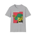 Alligator with Gun - Comic Mafia - Front Design - Premium Bio Unisex T-Shirt - Pure Face Streetwear