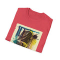 Old Microphone - Urban Graffiti - Front Design - Premium Bio Unisex T-Shirt - Pure Face Streetwear