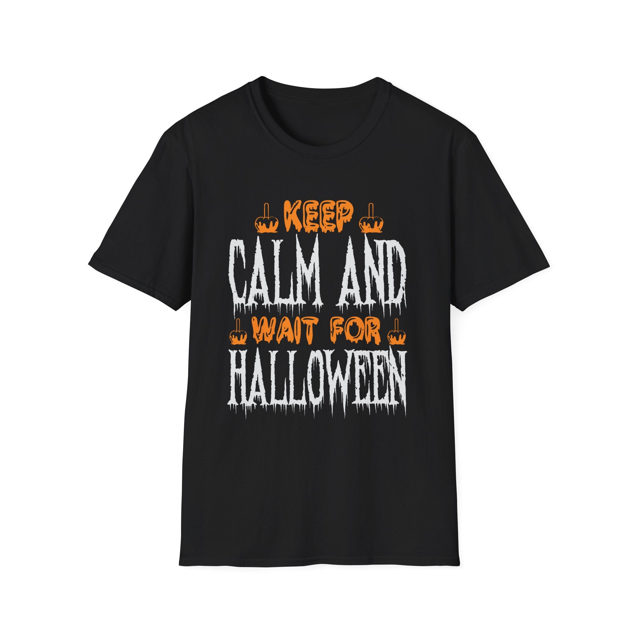 Keep Clam and wait for Halloween - Halloween - Front Design - Premium Bio Unisex T-Shirt