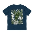 Printify T-Shirt French Navy / 2XS Alocasia Amazonica - Cartoon Plants - Back Design