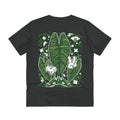 Printify T-Shirt Dark Heather Grey / 2XS Alocasia Bisma - Cartoon Plants - Back Design