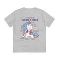 Printify T-Shirt Heather Grey / 2XS Anatomy of Unicorn - Unicorn World - Back Design