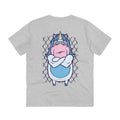 Printify T-Shirt Heather Grey / 2XS Angry Unicorn - Unicorn World - Back Design