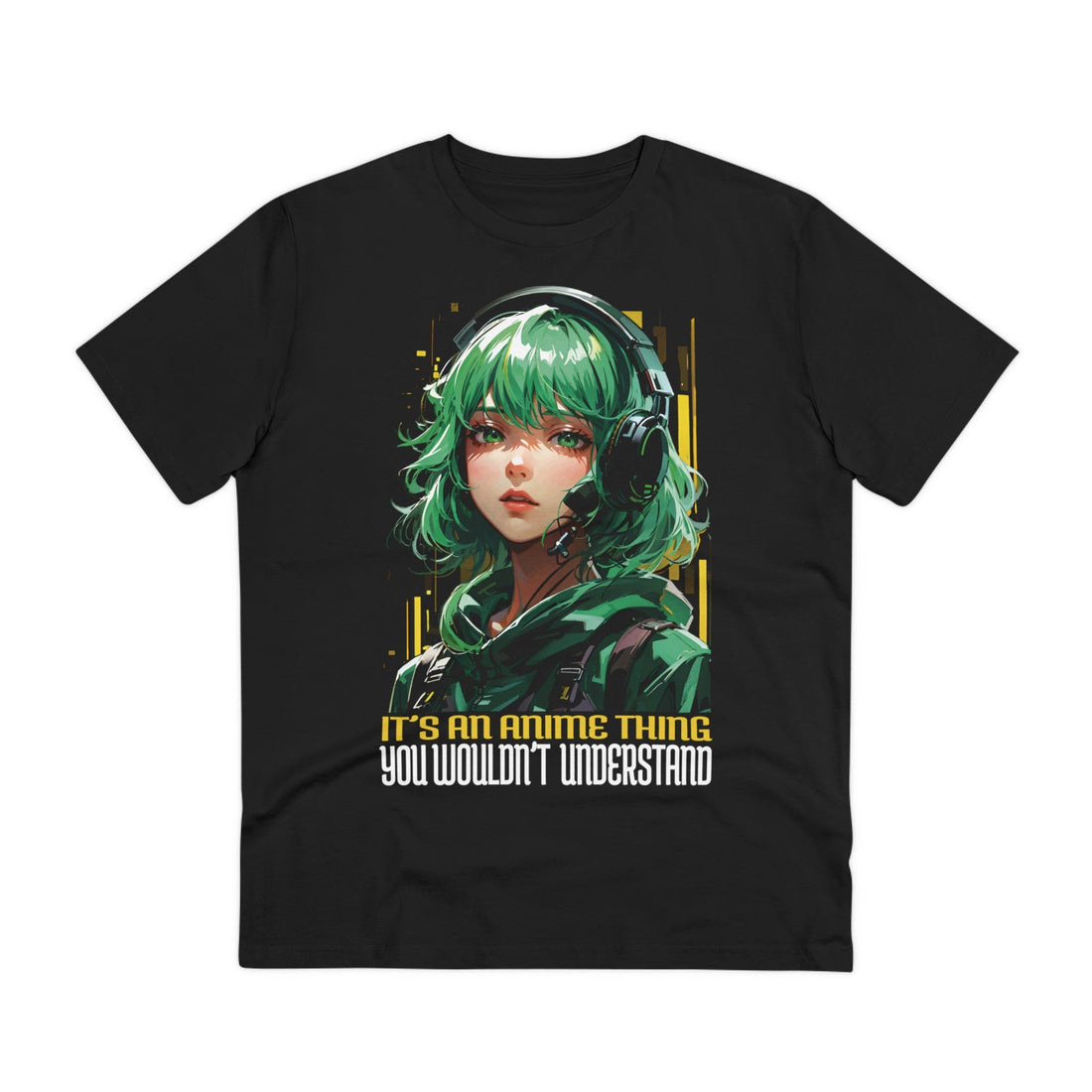 Printify T-Shirt Black / 2XS Anime Girl It´s an Anime thing you wouldn´t understand - Anime World - Front Design