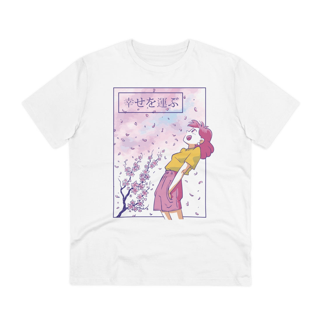 Printify T-Shirt White / 2XS Anime Girl Spring - Anime World - Front Design
