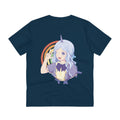 Printify T-Shirt French Navy / 2XS Anime Girl Unicorn - Unicorn World - Back Design