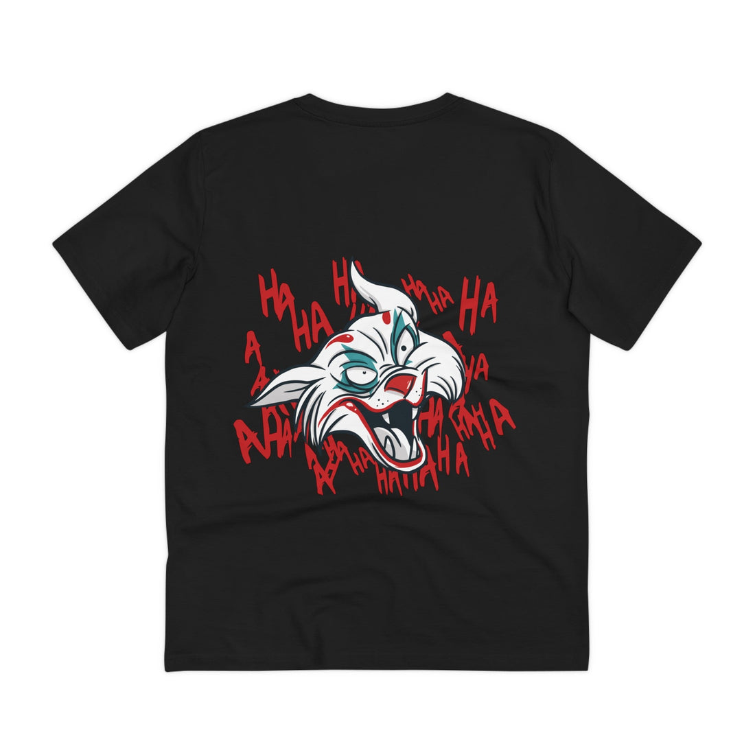 Printify T-Shirt Black / 2XS Anime Joker Cat - Anime World - Back Design