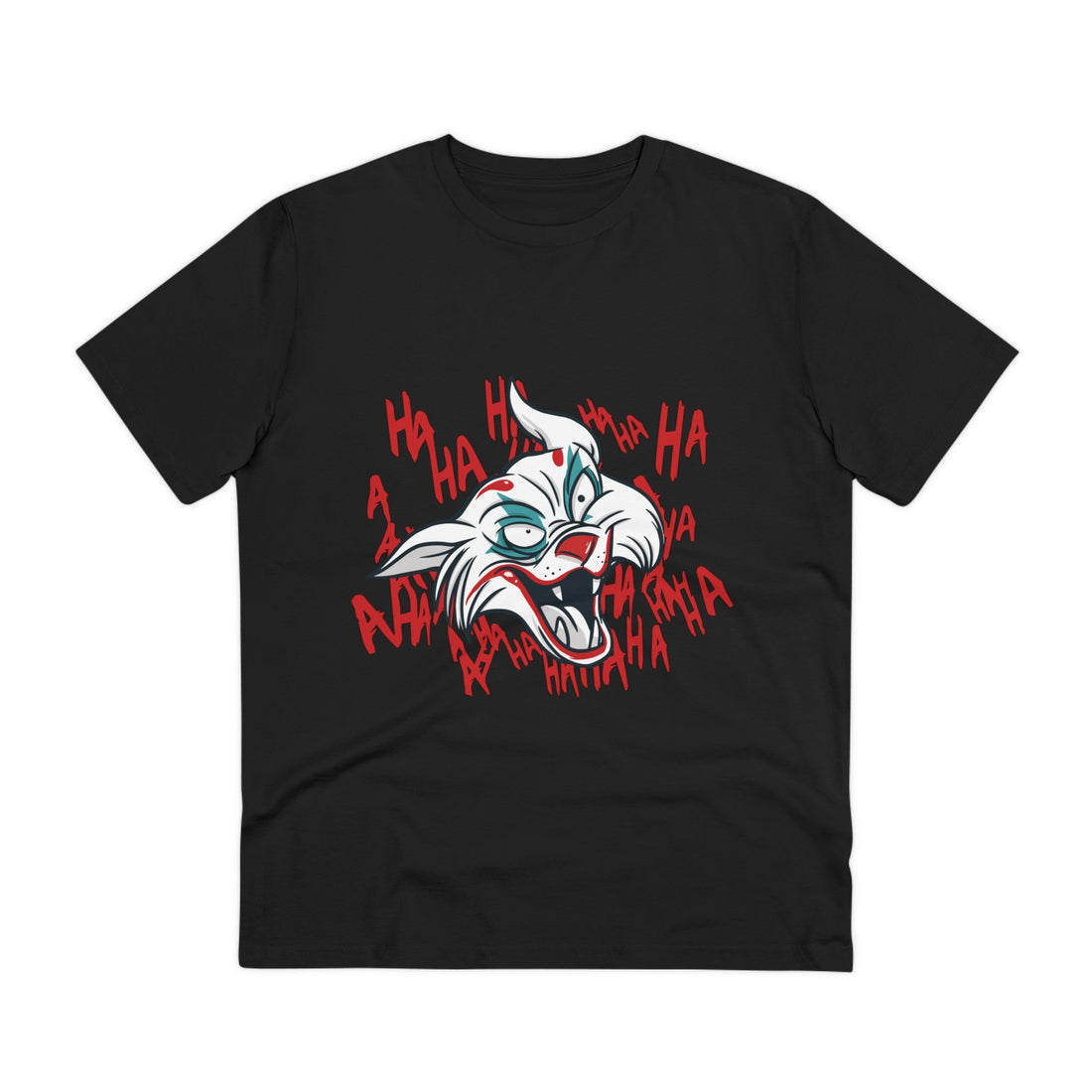 Printify T-Shirt Black / 2XS Anime Joker Cat - Anime World - Front Design